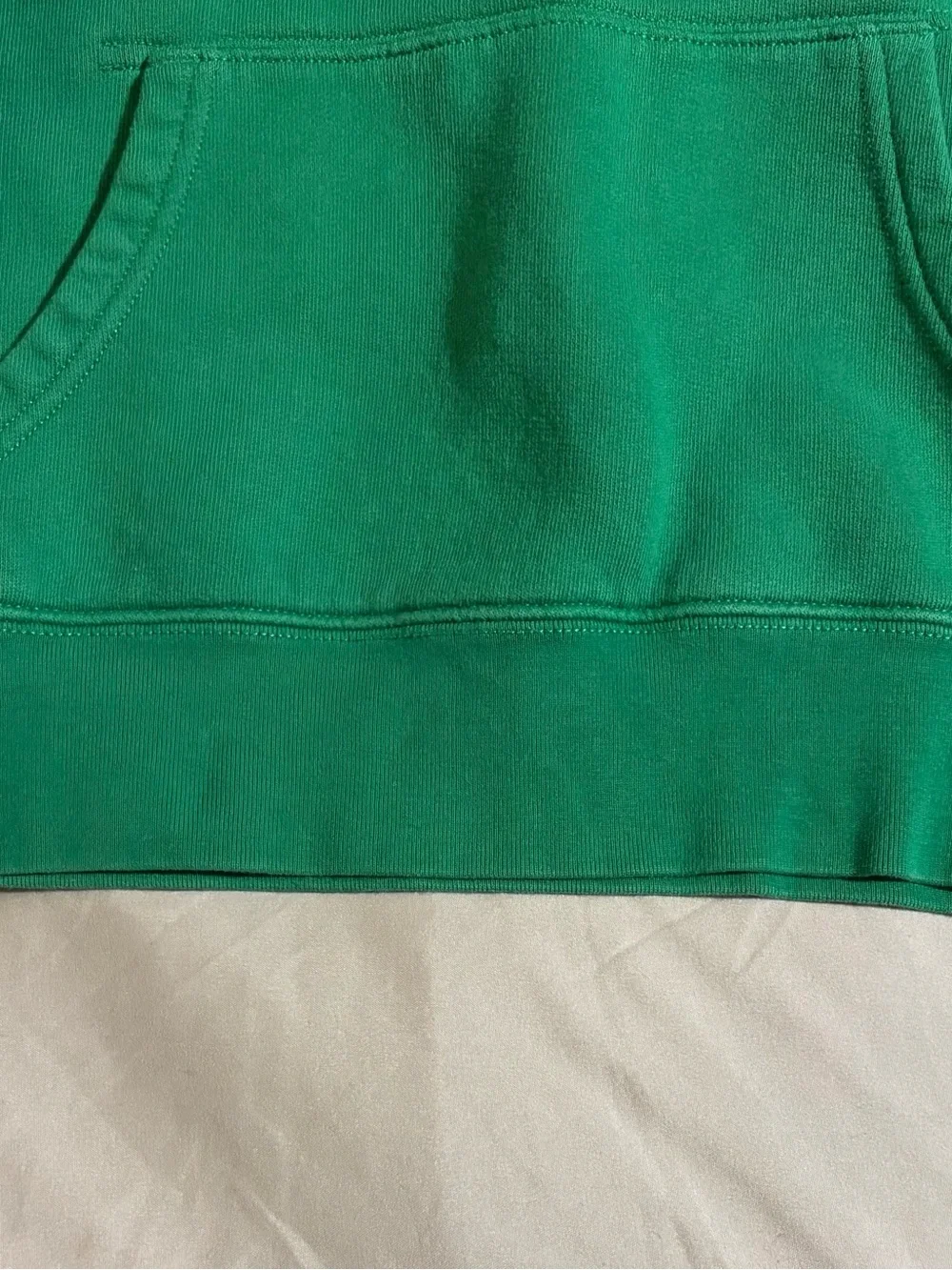 Polo Ralph Lauren Boys Kelly Green Fleece Pullover Hoodie Blue Pony Size L 14-16